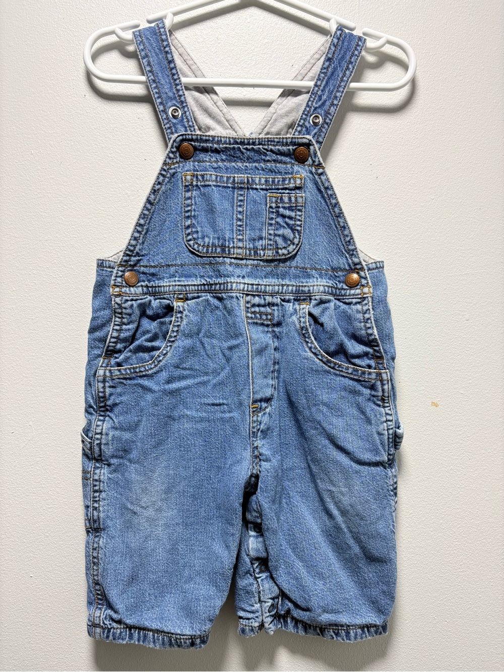 Classic Light Blue Denim Kids Overalls